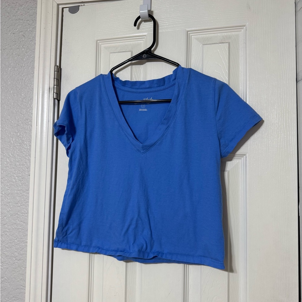 Universal Thread Royal Blue V-Neck Crop Top